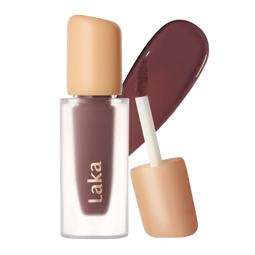 Image of Laka Fruity Glam Tint | Glowing Korean Lip Tint with Hydrating Lightweight Texture | Buildable Color, Non-Sticky High Shine Gloss | K-Beauty Korean Makeup | #193 Muero, 0.15oz