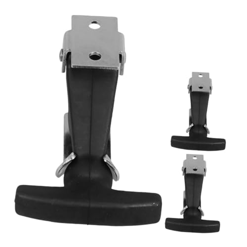 Cabilock Toolbox Latches Replacement 3 Pack Rubber Latch T-Handle for Easy Installation on Car Hood and Engine