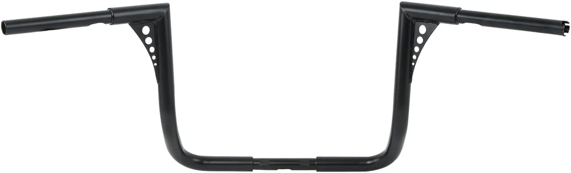 Green-L Black 14" Rise 1.25" Ape Hanger Handlebar Fit for Harley Touring Electra Glide Baggers FLHT Dressers FLHTC 1982-Up