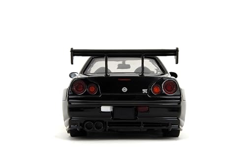 Image of Godzilla 1:24 2002 Nissan Skyline GT-R(R34) Die-Cast Car, Toys for Kids and Adults