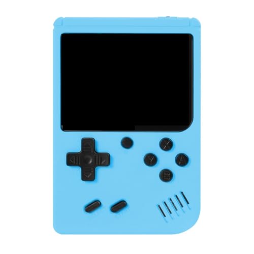 Mini Consola portátil Retro de Videojuegos con 500 Juegos de 8 bits Pantalla LCD a Color de 3,0 Pulgadas. (Azul)