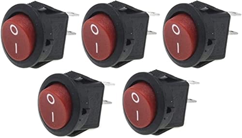 Interrupteur de bateau 16mm snap-in 250V avec contacts cuivre pour une sécurité totale
