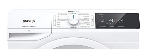Gorenje DE 72 Warmtepompdroger, wit, 7 kg, kreukbescherming & wpro SKS101, wasmachine-accessoire/drogeraccessoire/verbindingsframe met plank 60 x 60 cm - Image 5