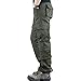 Pantalon Cargo Militaire d'Extérieur pour Hommes Pantalon de Randonnée Léger à Plusieurs Poches Pantalon Tactique de Combat de l'armée Sauvage (Armée Verte 1,42)