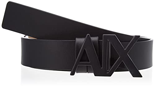 Armani Exchange Women's Tonal Ax Buckle Logo Belt