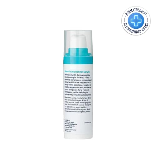 Image of CeraVe Resurfacing Retinol Serum For Blemish-Prone Skin, Reduces Post Acne Marks & Pores, Formulated with Licorice Root Extract & Niacinamide, Non-Comedogenic, 30ml (Pack of 2)
