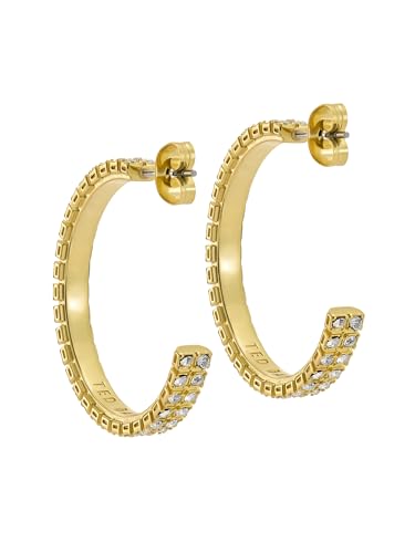 Boucles d'oreilles Ted Baker créoles double cristal éclatant - 2