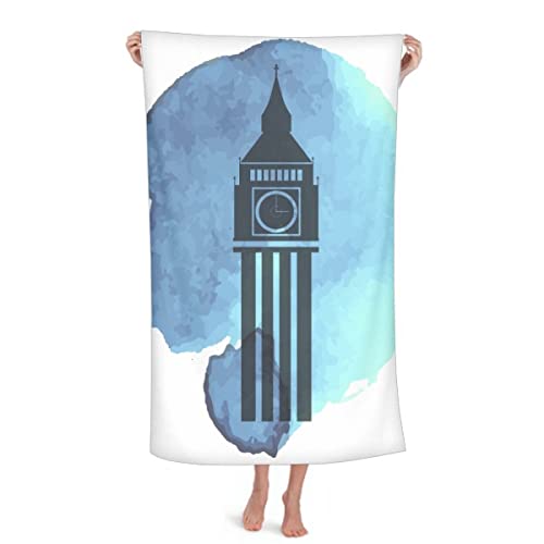 Big Ben London Plaid en flanelle douce et chaude