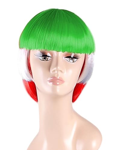 Wigs2You.Com ���� �{�u�t���b�O���E�B�b�O �O���t�� �ϔM�t�@�C�o�[ ���R�Ȏd�オ�� ���� �p�[�e�B�[ �E�B�b�O �C���� �����@�� (Flag-002-IRAN)