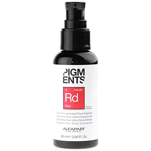 AlfaParf Pigments - Tinte de Peluquería, Rojo, 90 ml