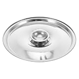 ノーブランド品 ステンレス製ユニバーサルポット蓋14cm 調味料ポットカバー 小鉢用蓋 キッチン調理用交換カバー キッチン必需品