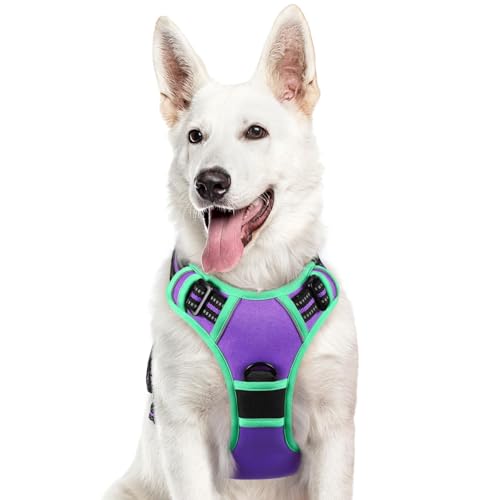 Image of Eagloo Dog Harness for Large Dogs, No Pull Pet Vest with 2 Leash Clips