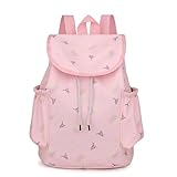 Yitengteng Mochila de balé com estampas de arco-íris, bolsa de bailarina para meninas, Capa flip rosa, Medium