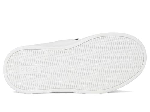 Polo Ralph Lauren Kids Womens Frazier (Little Kid) White/Navy 12 Little Kid M3