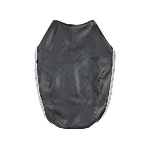 Almohadilla asiento motocicleta YBR125 vinilo negro cosido a mano 2005 2009