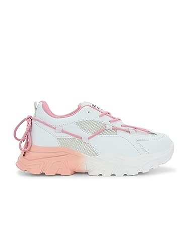 Image of KNOOS Stylish Trendy Lightweight Canvas Casual High Top Sneaker Shoes For Women's & Girls| Sneakers| White UK