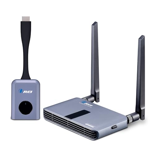 Image of OREI Wireless 1x1 1080P HDMI Transmitter and Receiver Dongle Kit up to 100ft - Perfect for Transmission from Laptop, PC, Presentation, Switching, Power Point