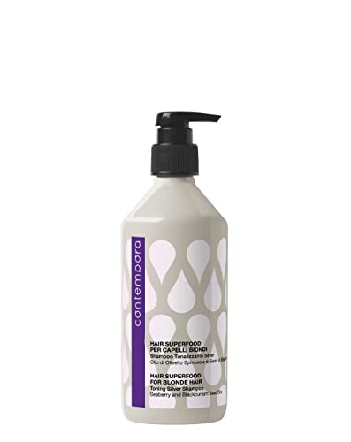 Hair Superfood Toning Silver Shampoo 500ml image 2