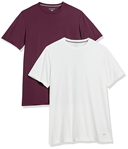 Image of Amazon Essentials Men's Moisture Wicking Breathable Active Performance Tech Gym T-Shirts, Pack of 2