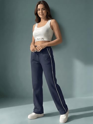 Image of BLINKIN Women's Ankle Length Relaxed Fit All Weather Soft Fabric Jogger | Track Pant for Woman (TRACK-339)