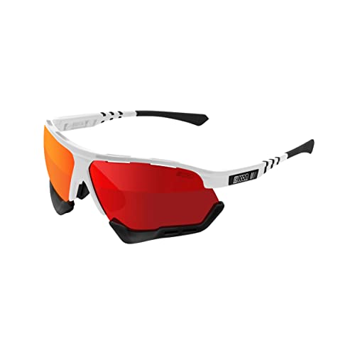 Scicon Deportes Aerocomfort SCN-PP - Gafas de sol deportivas unisex (blanco y azul)