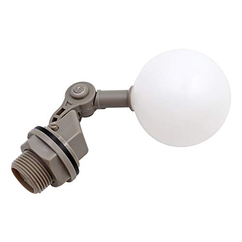 2 Pcs Float Valve 1/2 or 3/4 Water Float Valve with Adjustable Arm Automatic Fill for Livestock Water Tank Fountains (3/4 Inch)