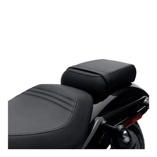 Asiento trasero de motocicleta cuero PU negro para Nightster 975 6