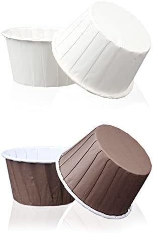 NCOALE Cupcake Cases, 100 Pack Baking Cupcake Liners Mini Round Muffin Dessert Cupcake Cases Cake Baking Cups, Baking Muffin Cups Cupcake Paper Cups Wrappers Cases for Wedding Birthday Party