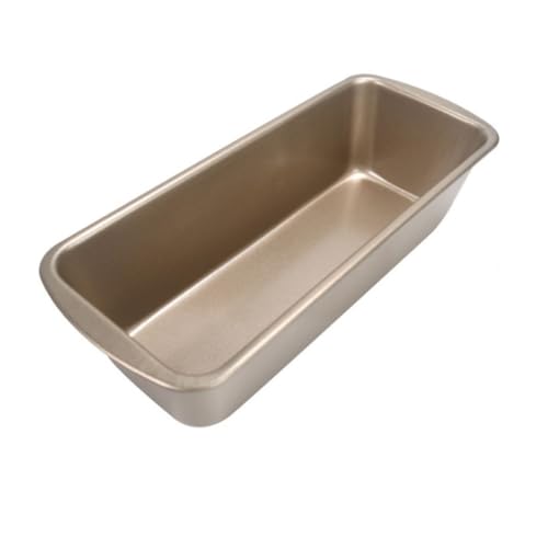 PAMINGONO Teglia da Forno Antiaderente Media in Acciaio Resistente alle Alte Temperature per Pane e Torte Stampo Rettangolare per Uso Domestico e Professionale in Cucina