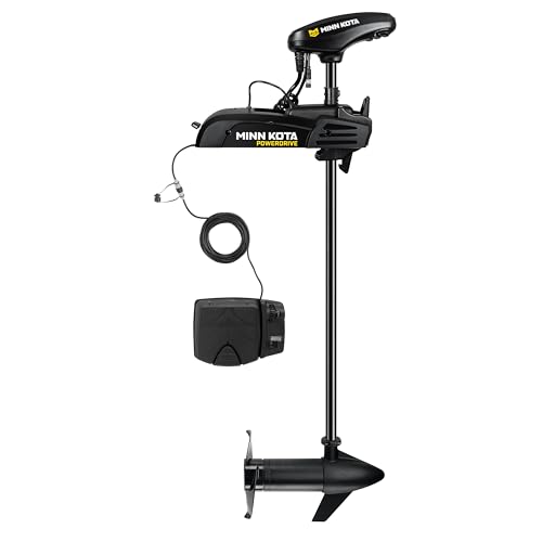 Minn Kota PowerDrive Bow-Mount Electric Trolling Motor – 55 Lb. T...