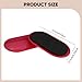 Vaveren 2Pcs Exercise Core Sliders Ab Floor Gliders Strength Training Lightweight Slide Pads Sliding Discs for Home Yoga, red