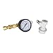 Homebrew Adjustable Pressure Valve w/Gauge With Thread Gas Ball Lock, Kegging equipment for beer brew