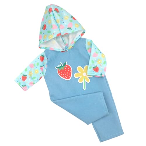 10-14 Inch Doll Clothes Dress and Accessories with Headband Socks 4-Packs for 14 Inch Girl Doll and 10-12 inch Baby Doll