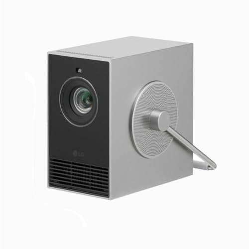 Projetor LG CineBeam Q 4K UHD Laser, Smart Portátil, até 120”, WebOS 6.0, Screen Share, Air Play, Bluetooth e Alto-falante - HU710PB