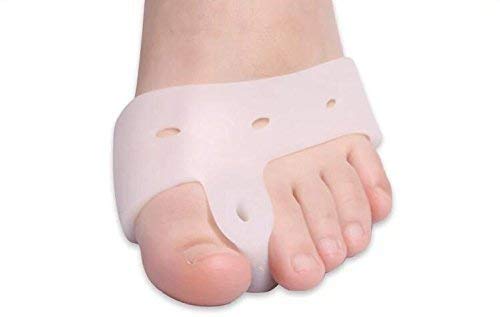 NIshaj Foot Adjuster Hallux Valgus Guard Foot Care Tool Set Of - 1 Pair | Silicone Foot Fingers Toe Separator Thumb Valgus Protector.