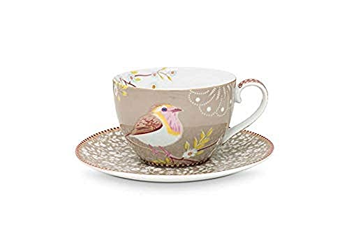 PiP Studio 51,004,003 Tazas de Capuchino, Porcelana, Verde Cover