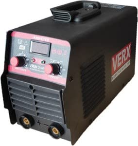 VERX ARC-250 IGBT Inverter Welding Machine 250 AMPS with Earth Clamp with welding Cable and holder/Shield with glass and hammer with brush