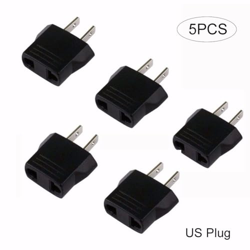 Generic ZV00C0PA39H11XSUVJ 5Pcs 110V To 220V Conversion Adapter Plugs Travel Adapter Converter Durable Design thumb #2