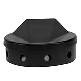 HIAKDOFT Edelstahl Bbq Räucherbox Schwarz Robuste Grill Smoker Box aus Hochwertigem Edelstahl...