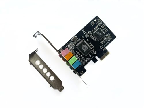 Millennium Technology PCI-E PCI Express 5.1 Channel 3D Audio 6 Channels Digital Sound PCIe Card 5.1 Solid Capacitors - Image 2