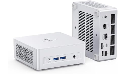 Image of MINISFORUM UM880 Plus Mini PC AMD Ryzen 7 8845HS Desktop Computer Barebone Version Without RAM /SSD /OS, HDMI /DP /USB4 8K@60Hz Output, 2.5G RJ45 Port, Oculink Port, 4xUSB Port Radeon 780M Micro Computer