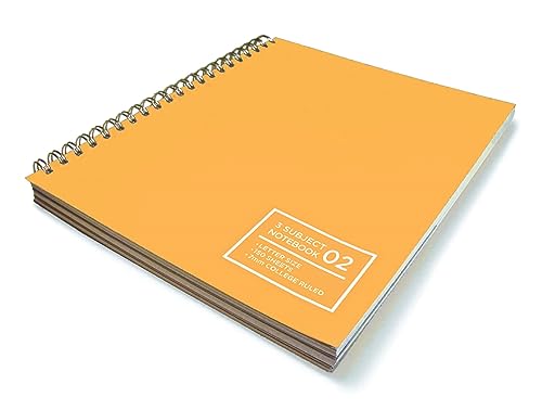 Livescribe 8.5 x 11 3-Subject Notebook #2 for Echo and Symphony Smartpens | Orange | ANA-00025