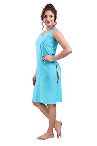 Image of Cotton Rich Camisole Slip for Women | Long Kurti Slip /Suit Slip /Camisole Slip Knee Length Inner(Long Inner)