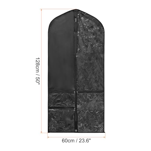 Home and Garden Parts Garment Bags for Dance Costumes 50x24 Inch Hanging Garment Bag Black #CN/251024/165632