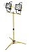 Woods L13 Twin Head Work Light, Adjustable Tripod Up To 42 Inches Tall, 16,000 Lumen, 4-Foot 18/3 Cord, Cord Storage Bracket, Weather Proof Power Switch Per Lamp For Individual Control (Includes 2 500-watt Quartz Halogen Bulbs)