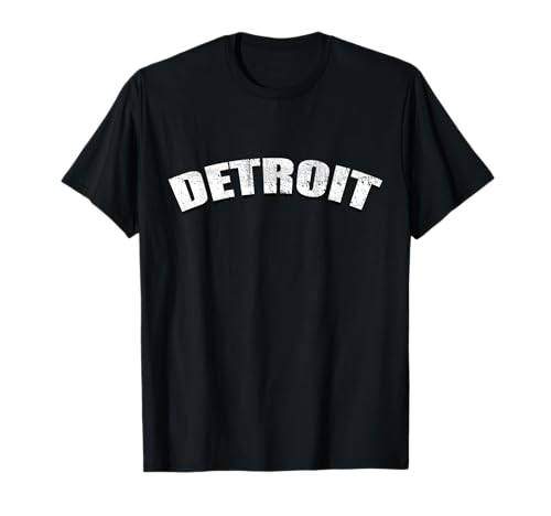 Detroit Town Retro 80s 70s City Throwback Love Gift T-Shirt