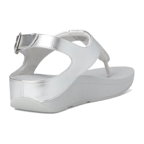Image of FitFlop Womens Fino Crystal-Mix T-Strap Sandal