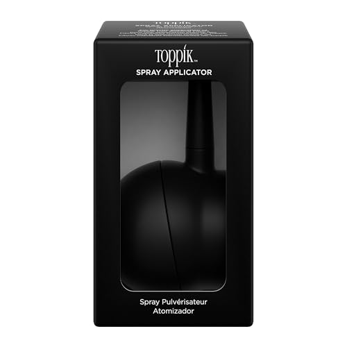 Toppik Spray Applicator Enables Precise Application of Hair Building Fibers to Target Thinning Areas Easy, Controlled, and Professional-Looking Results