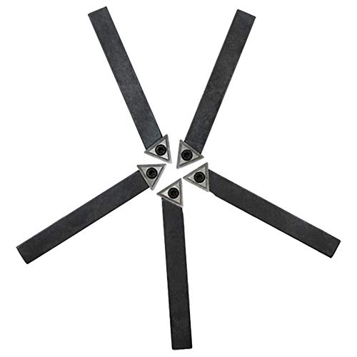 5 PC 3/8'' Fresa Torno Carburo Insertos Indexables miniatura 3