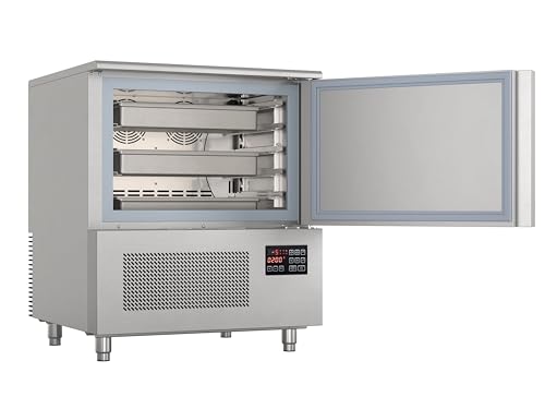 KoolMore 5-Pan Countertop Blast Chiller 30 lbs Rapid Chill / 26.5 lbs Rapid Freeze, ETL Listed in Stainless-Steel (KM-CBLC-5)